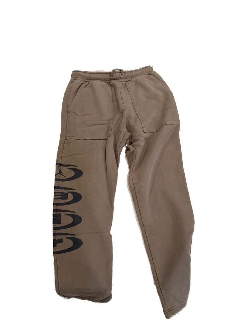 Jordan x Travis Scott Men's Fleece Pants 'Brown' SIZE SMALL DZ5508–275